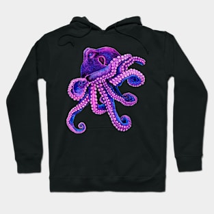 Lady Octopus Watercolor Hoodie